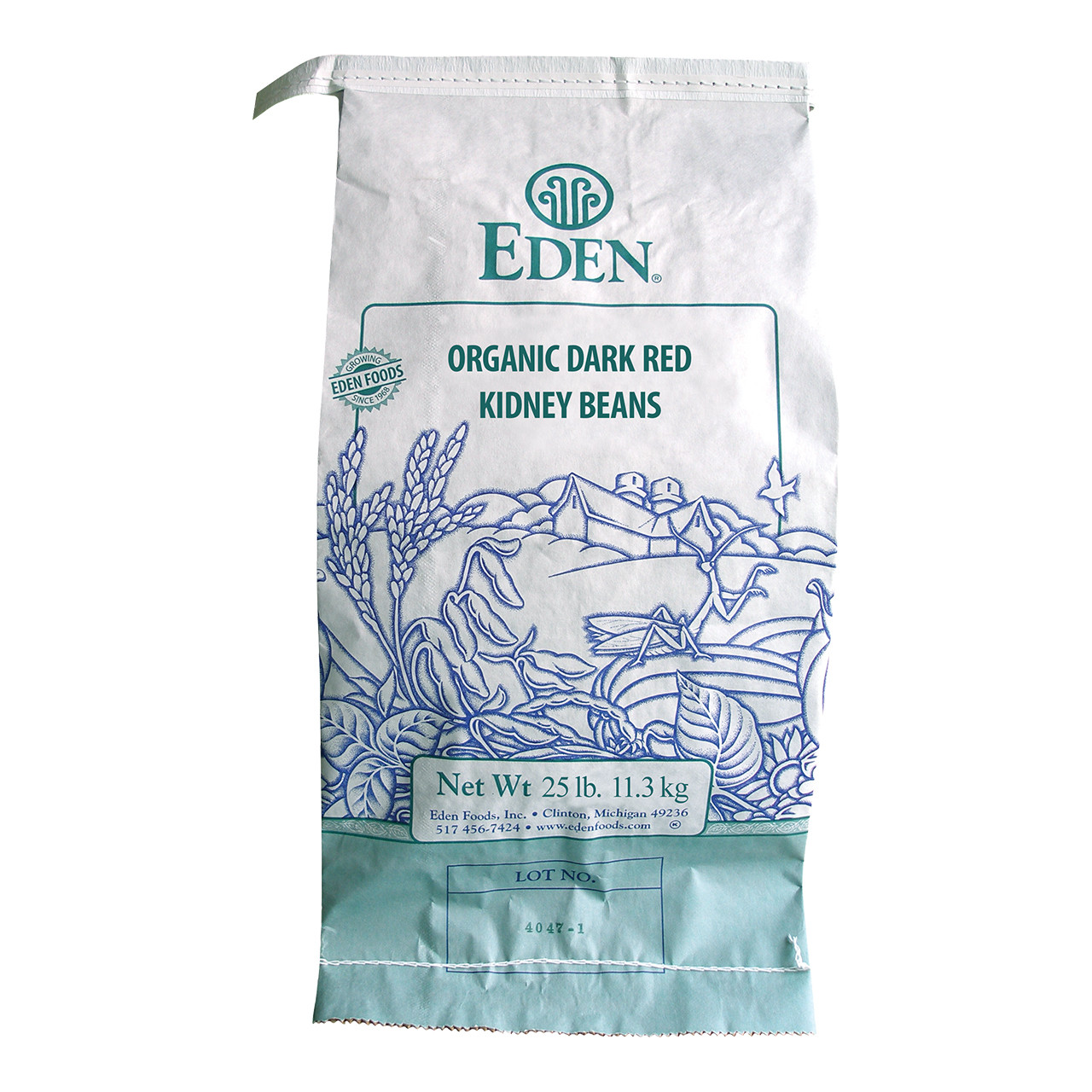 Mountain High Organics Certified Organic Dark Red Kidney Beans 1/5LB Bag