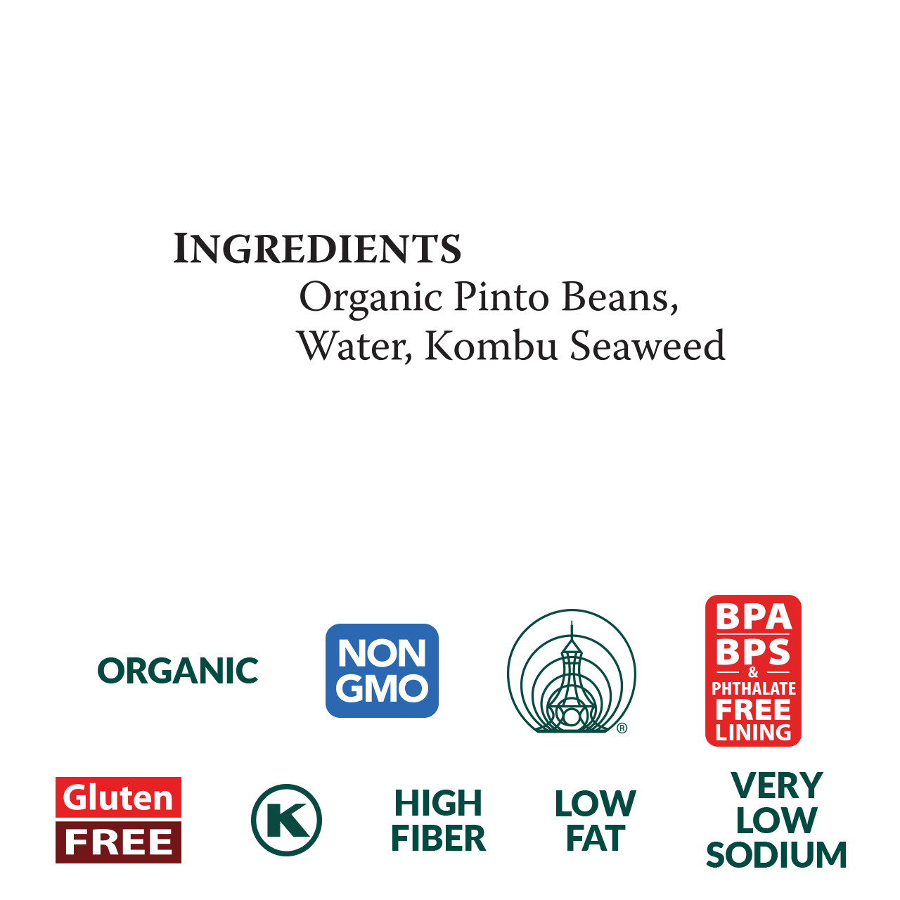Pinto Beans, organic, 15 oz