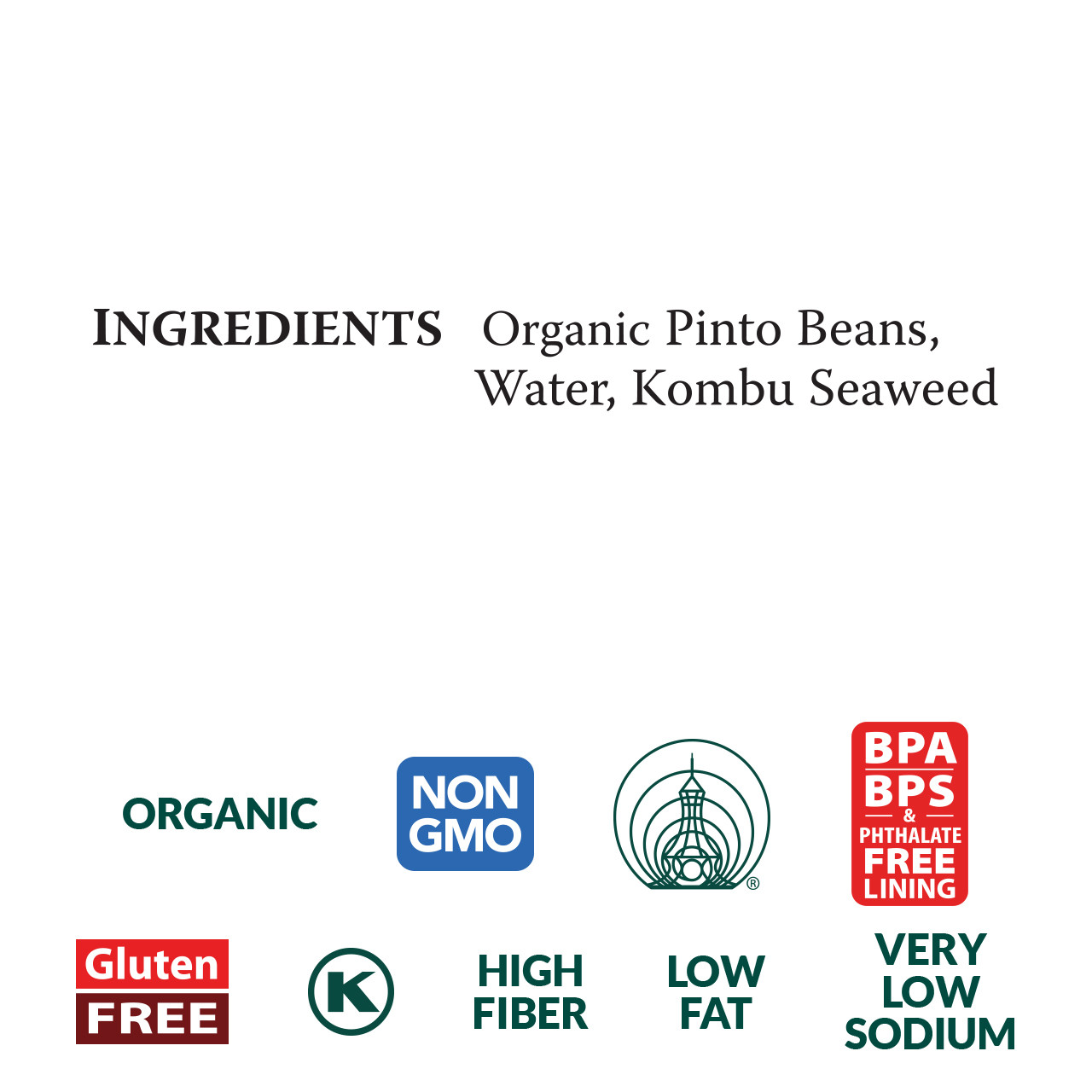 Pinto Beans, organic, 29 oz Pinto Beans, organic, 29 oz