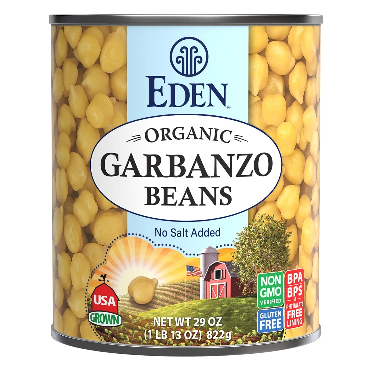 Garbanzo Beans (Chickpeas), organic, 29 oz