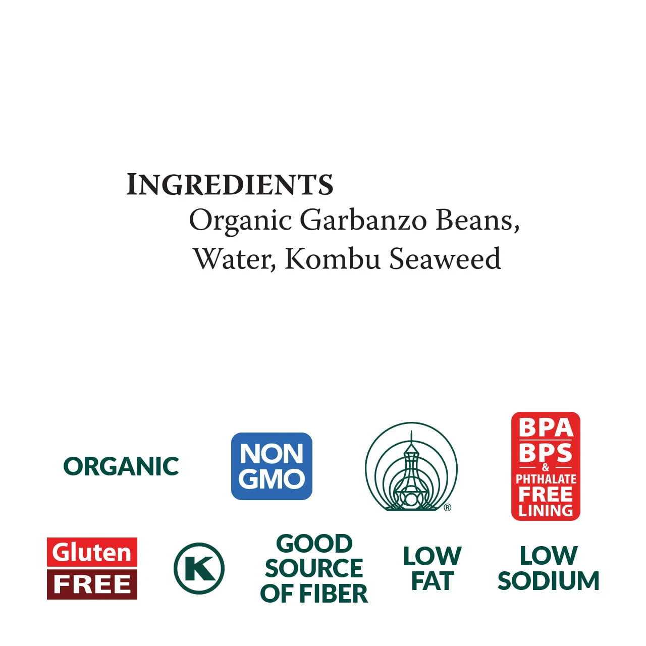 Garbanzo Beans (Chickpeas), organic, 15 oz