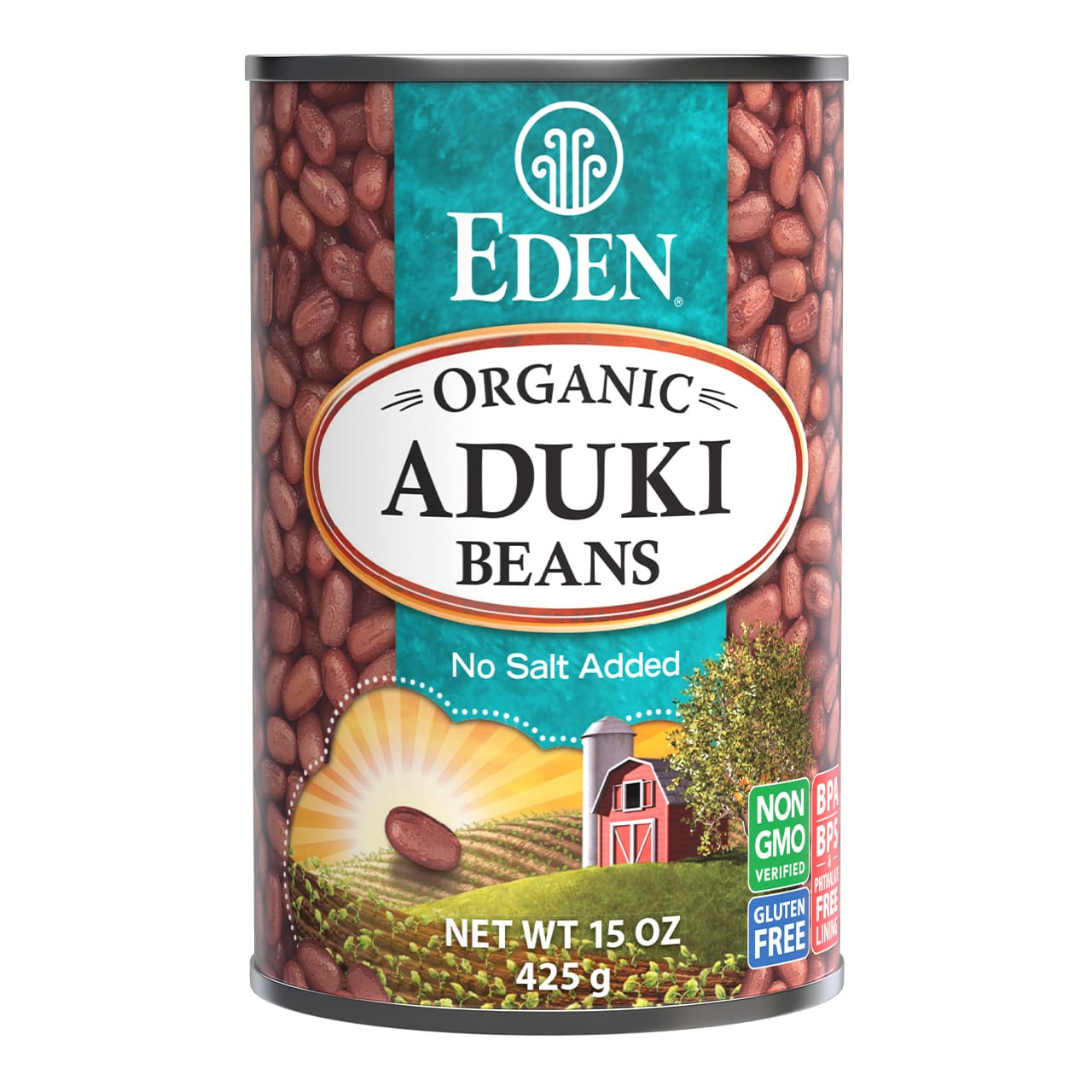 Aduki Beans, organic, 15 oz