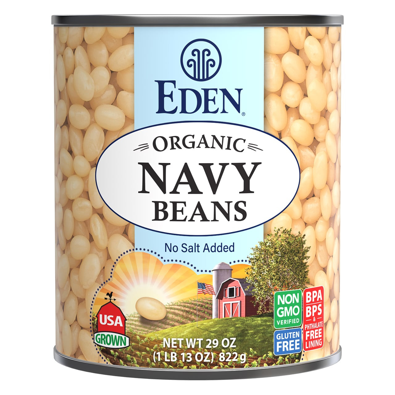 Navy Beans, organic, 29 oz