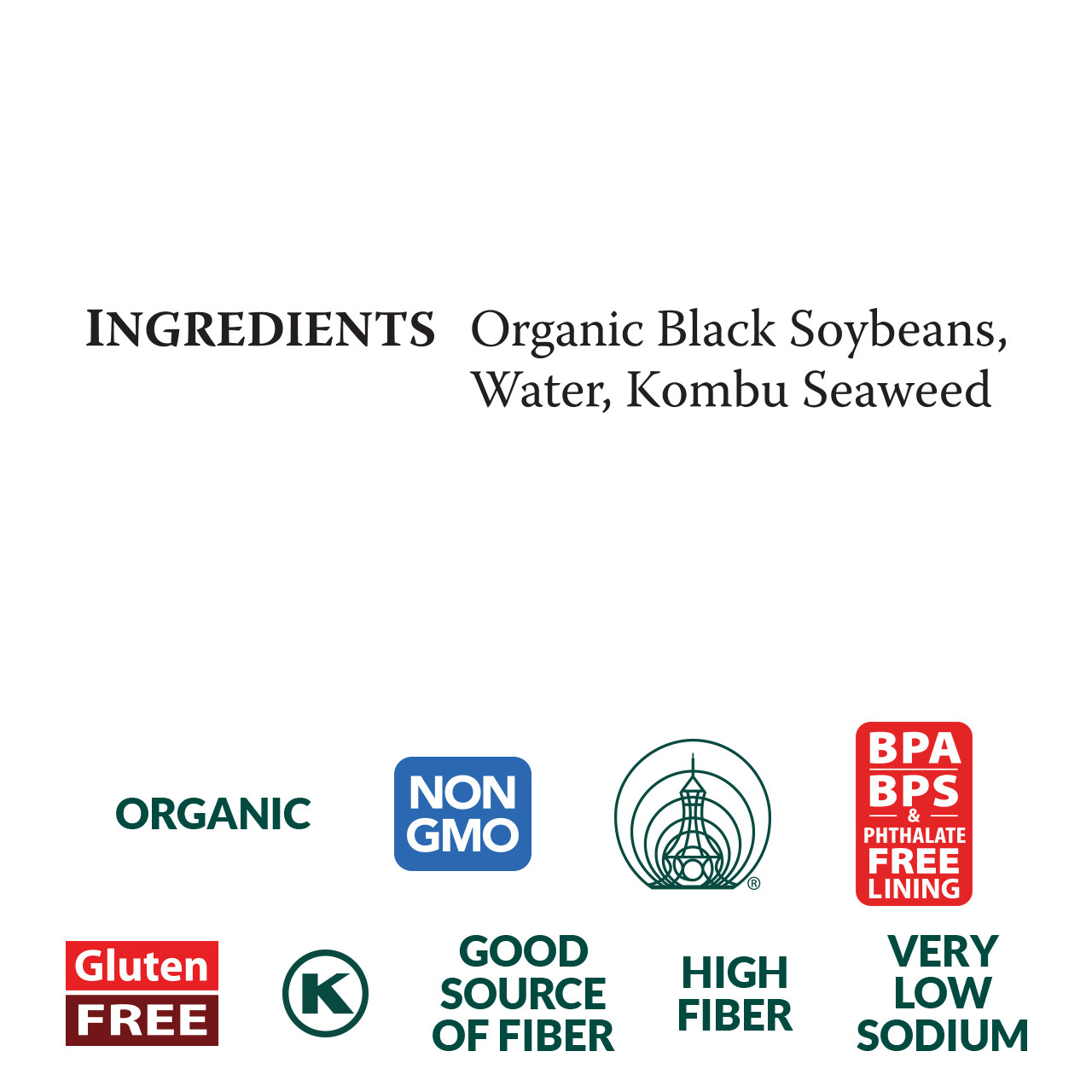Black Soybeans, organic, 29 oz Black Soybeans, organic, 29 oz