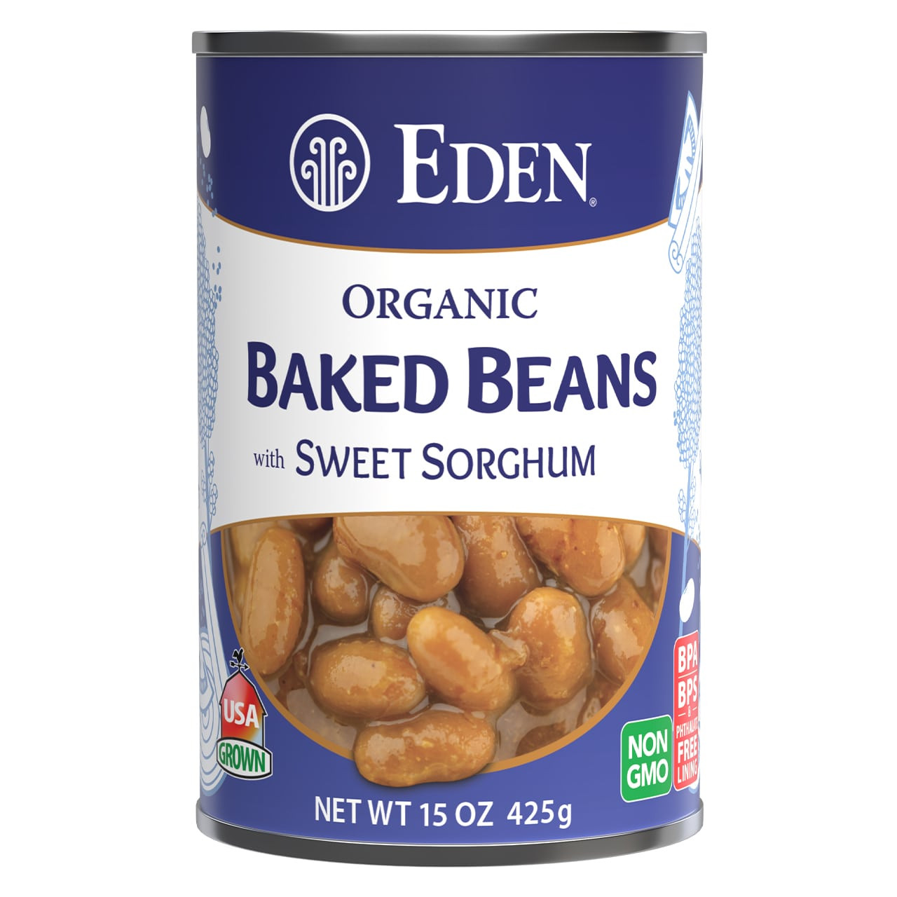 Baked Beans with Sorghum & Mustard, organic Baked Beans with Sorghum & Mustard, organic