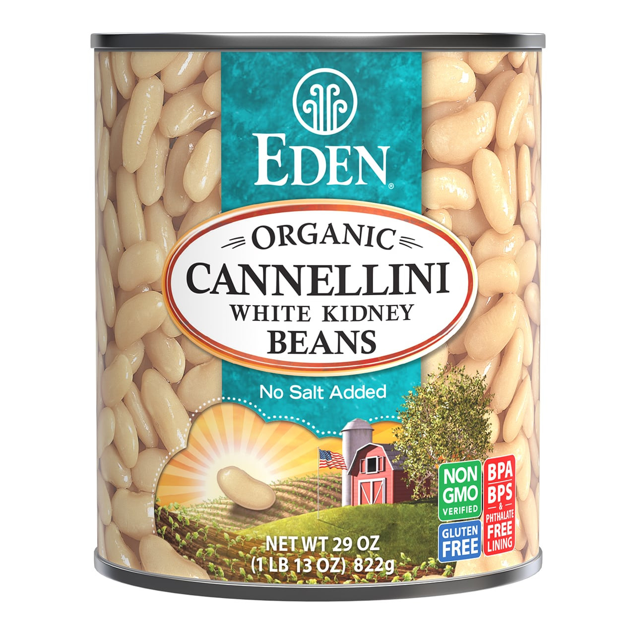 Cannellini (White Kidney) Beans, organic, 29 oz