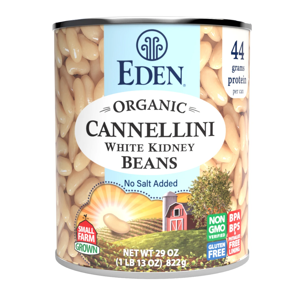 Cannellini (White Kidney) Beans organic, 29 oz