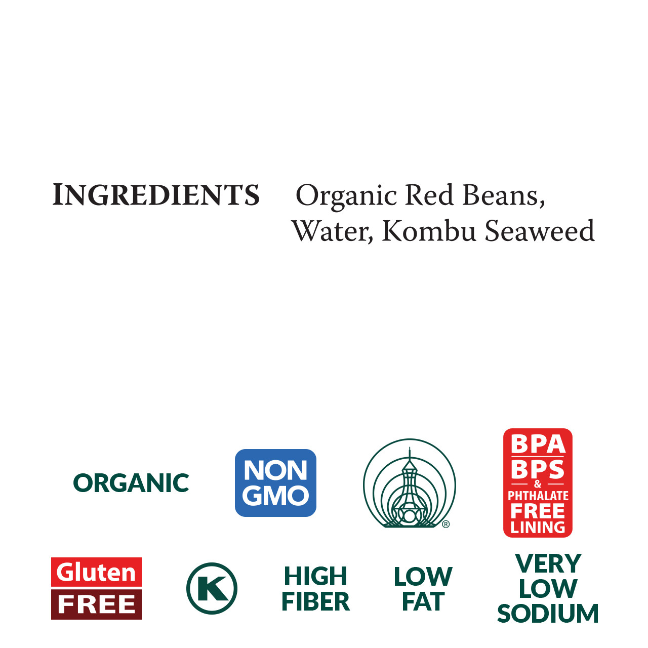 Small Red Beans, organic, 29 oz