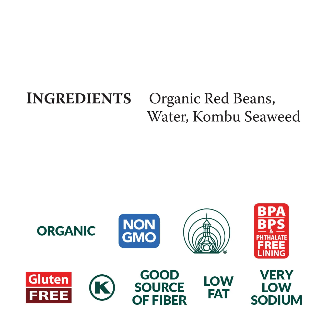 Small Red Beans, organic, 29 oz