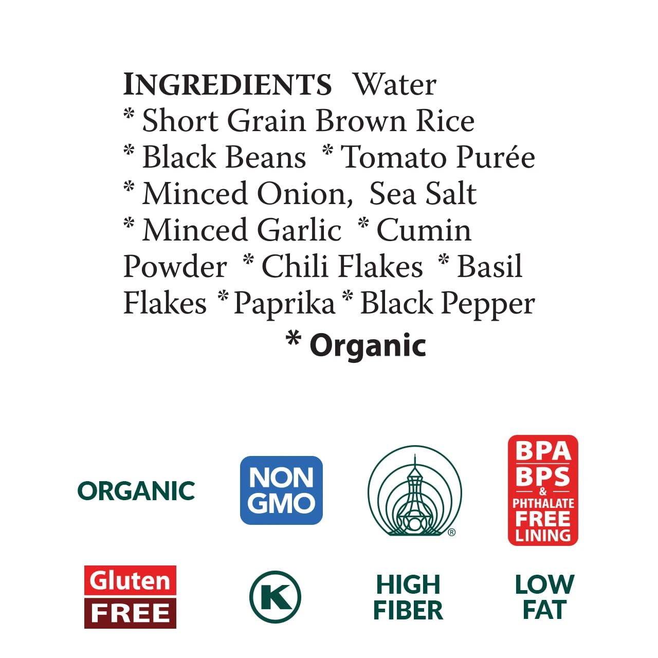 Mexican Rice & Black Beans, organic