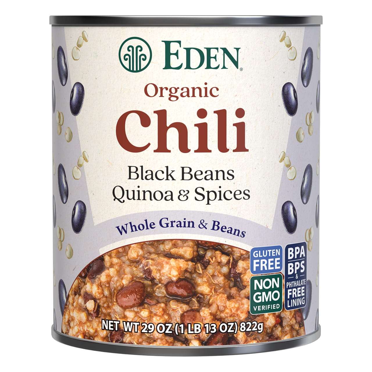 Black Bean & Quinoa Chili, organic - 29 oz