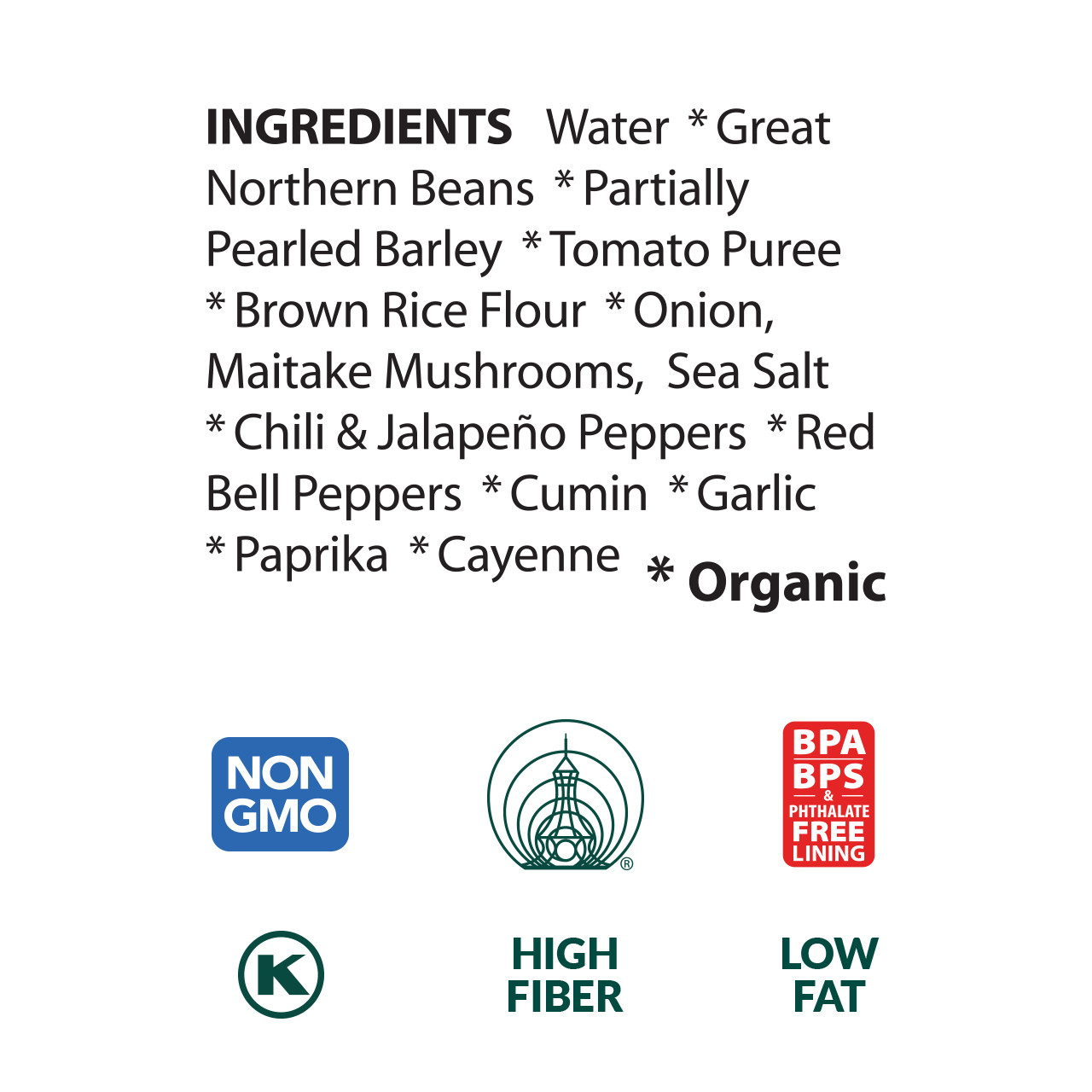 Great Northern Bean & Barley Chili - 14.5 oz Great Northern Bean & Barley Chili - 14.5 oz