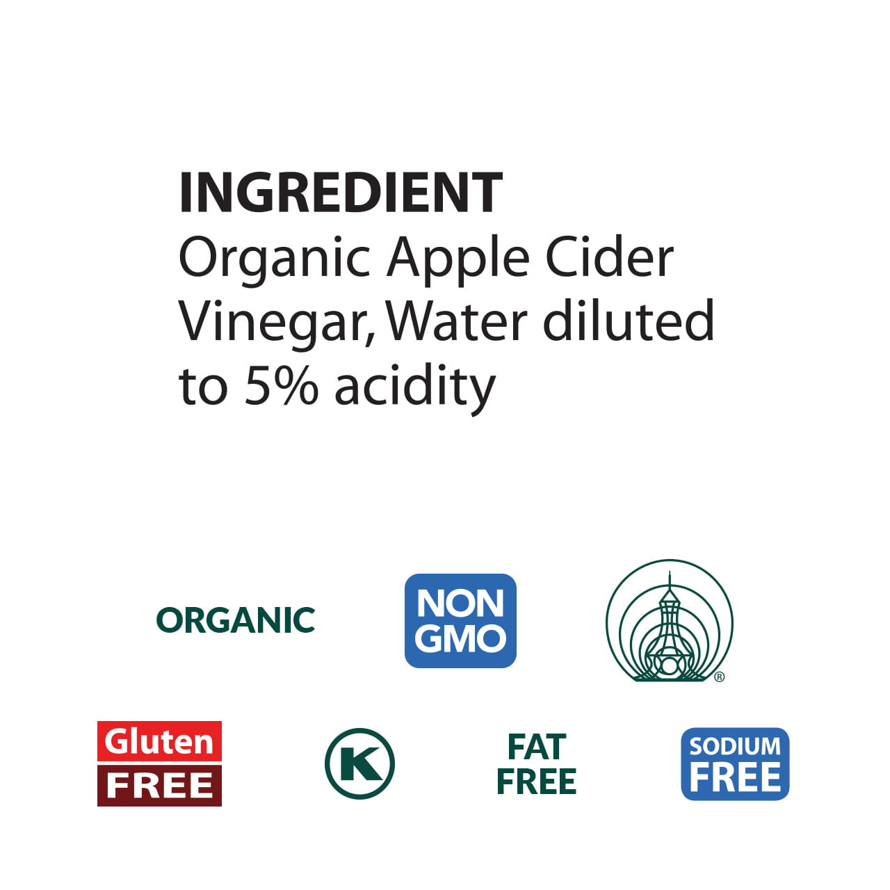 Apple Cider Vinegar organic, 32 fl oz
