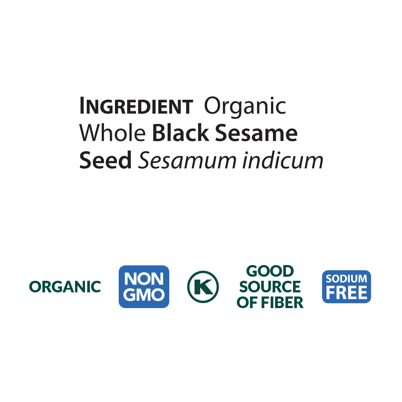 Black Sesame Butter - organic, roasted