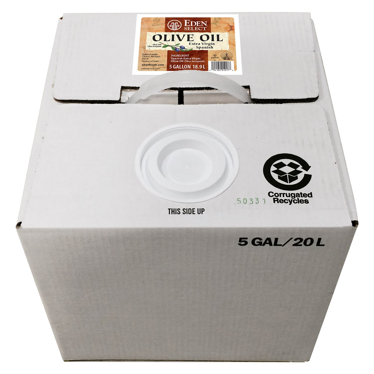 Olive Oil, extra virgin, Spanish, 5 gal - Eden Foods