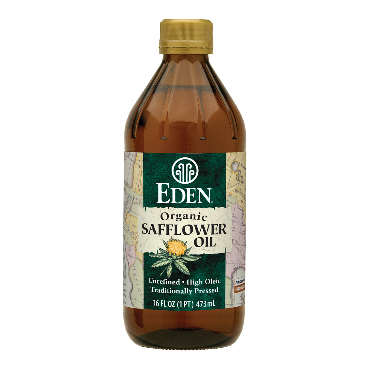 Safflower Oil - High Oleic, Organic - 16 fl oz