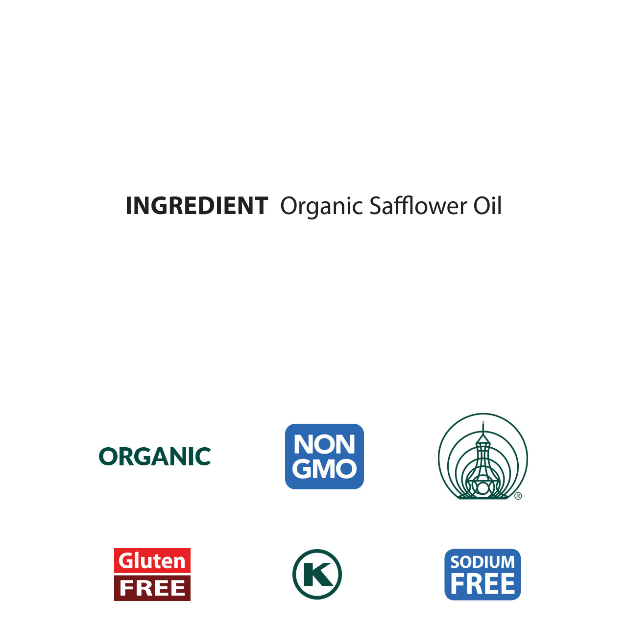 Safflower Oil - High Oleic, Organic - 16 fl oz