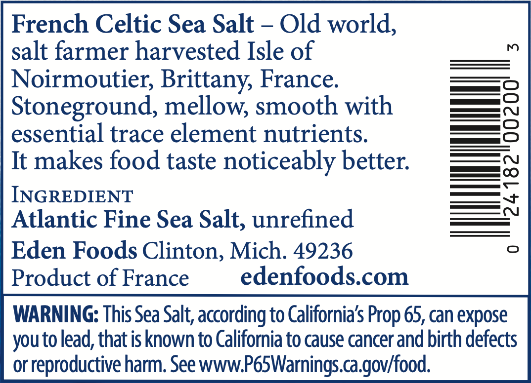 Sea Salt - French Celtic, 14 oz