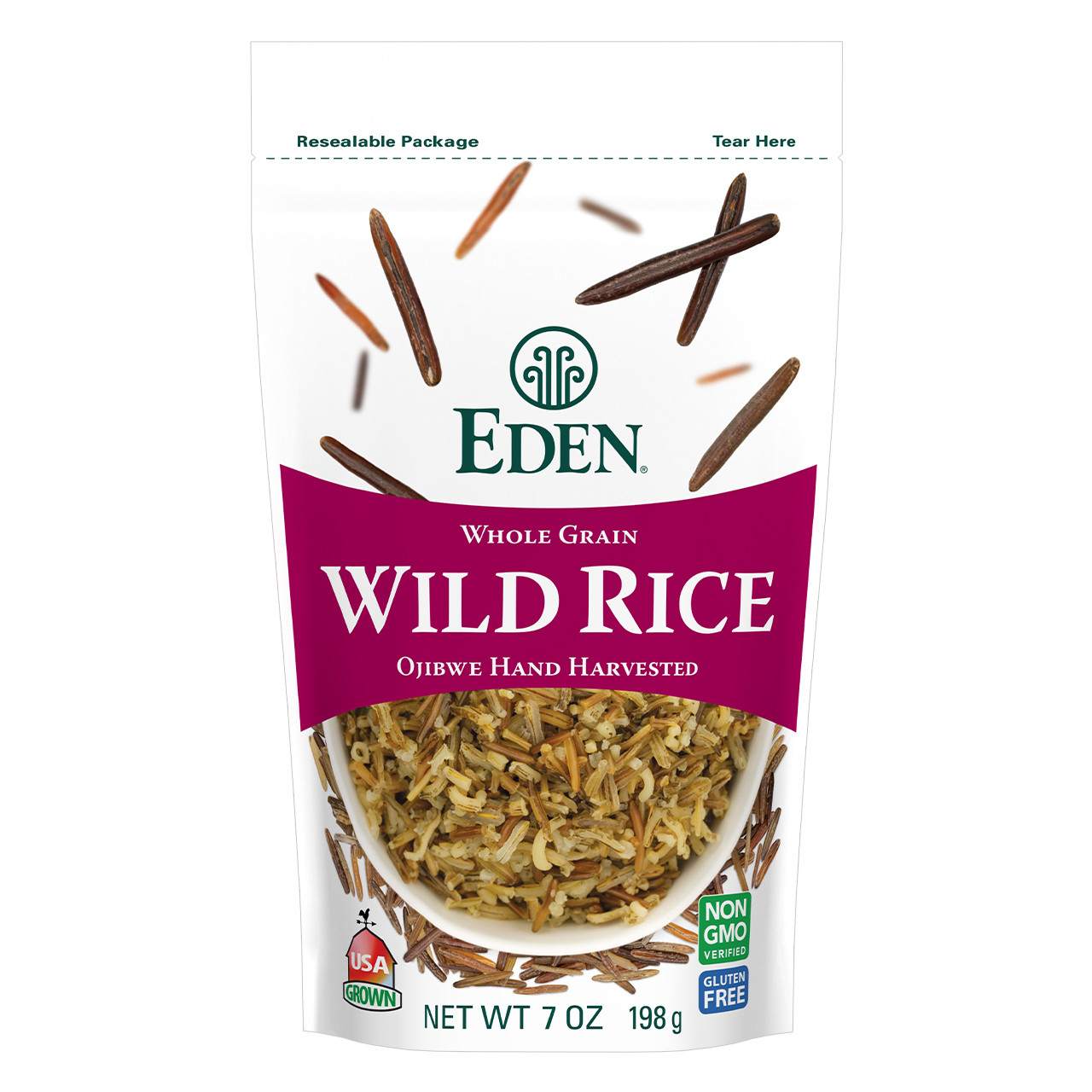 Wild Rice, 100% Whole Grain - 7 oz