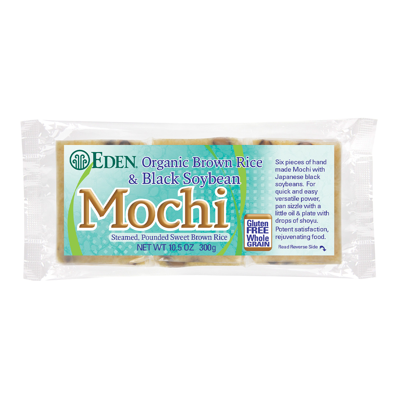 Brown Rice & Black Soybean Mochi organic - Eden Foods