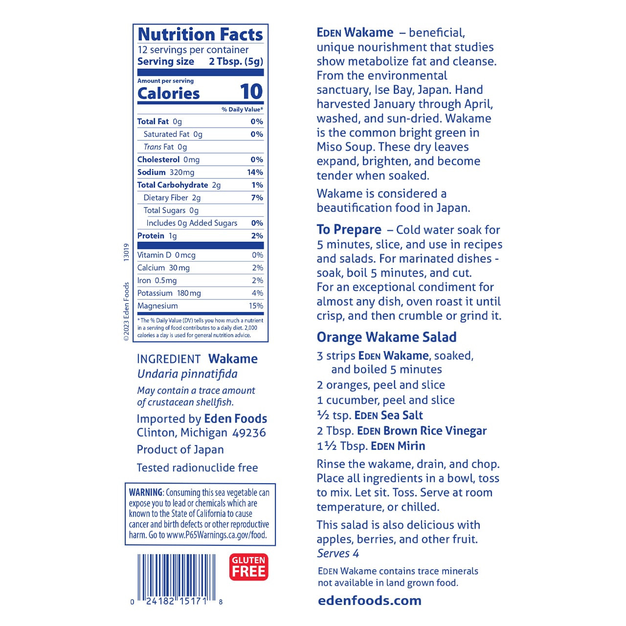 Wakame, Sea Vegetable