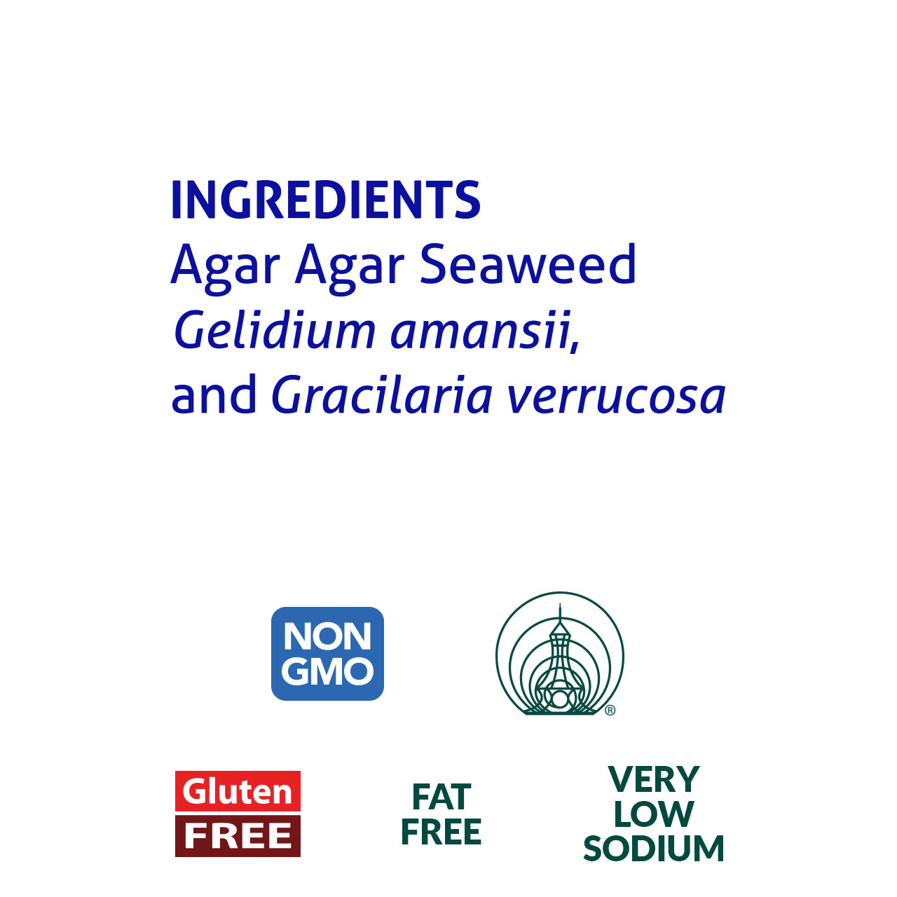 Agar Agar Flakes, Sea Vegetable