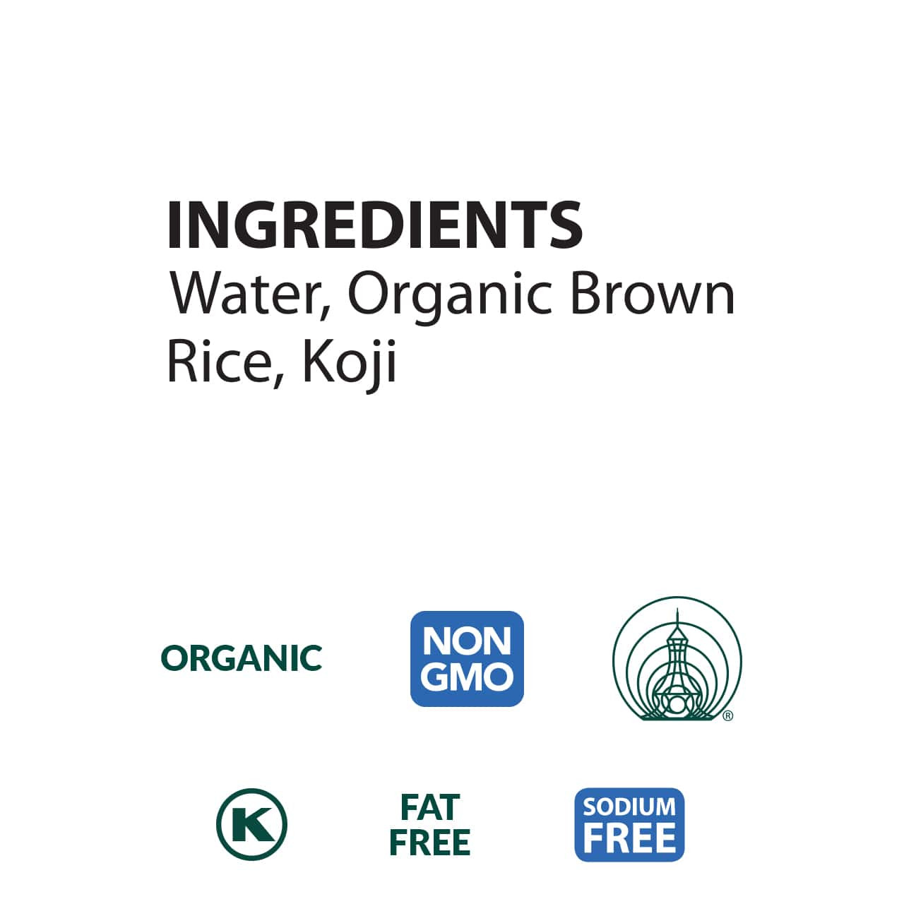Brown Rice Vinegar, Organic - 10 fl oz