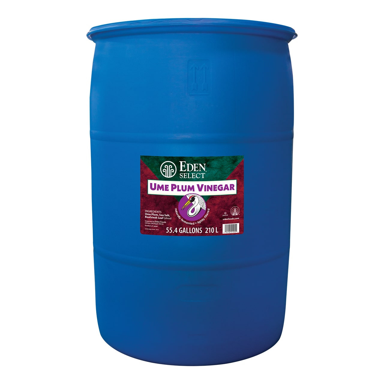 passa　青梅 5kg Ume Plum Vinegar - 55.4 gal - Eden Foods