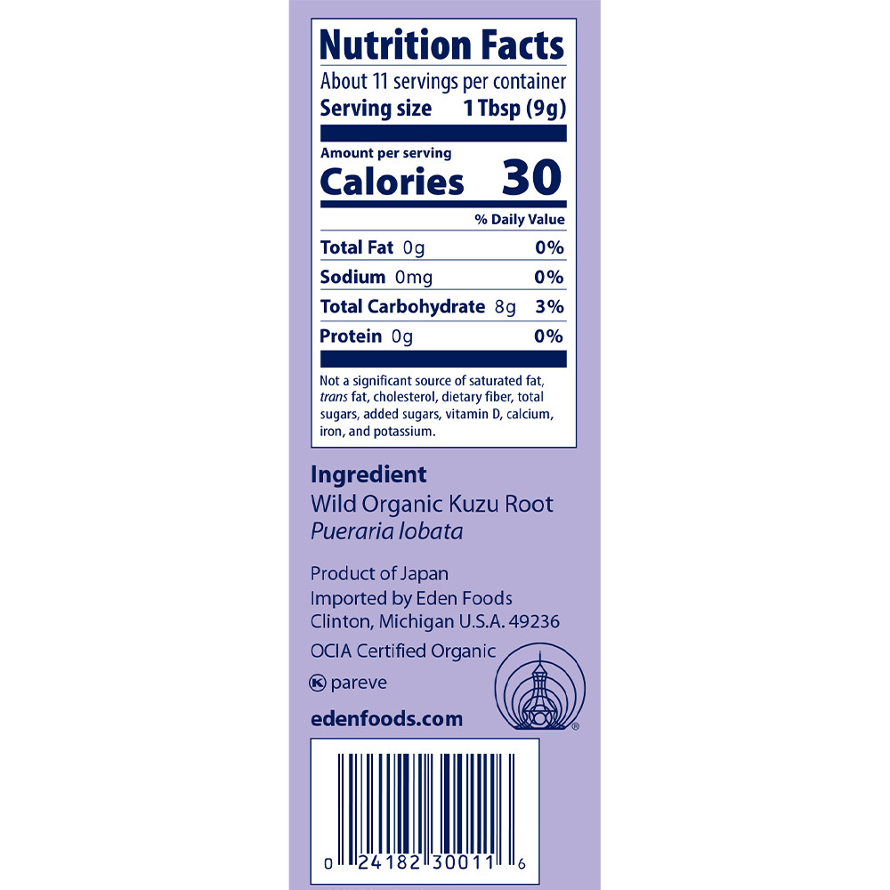 Kuzu Root Starch organic