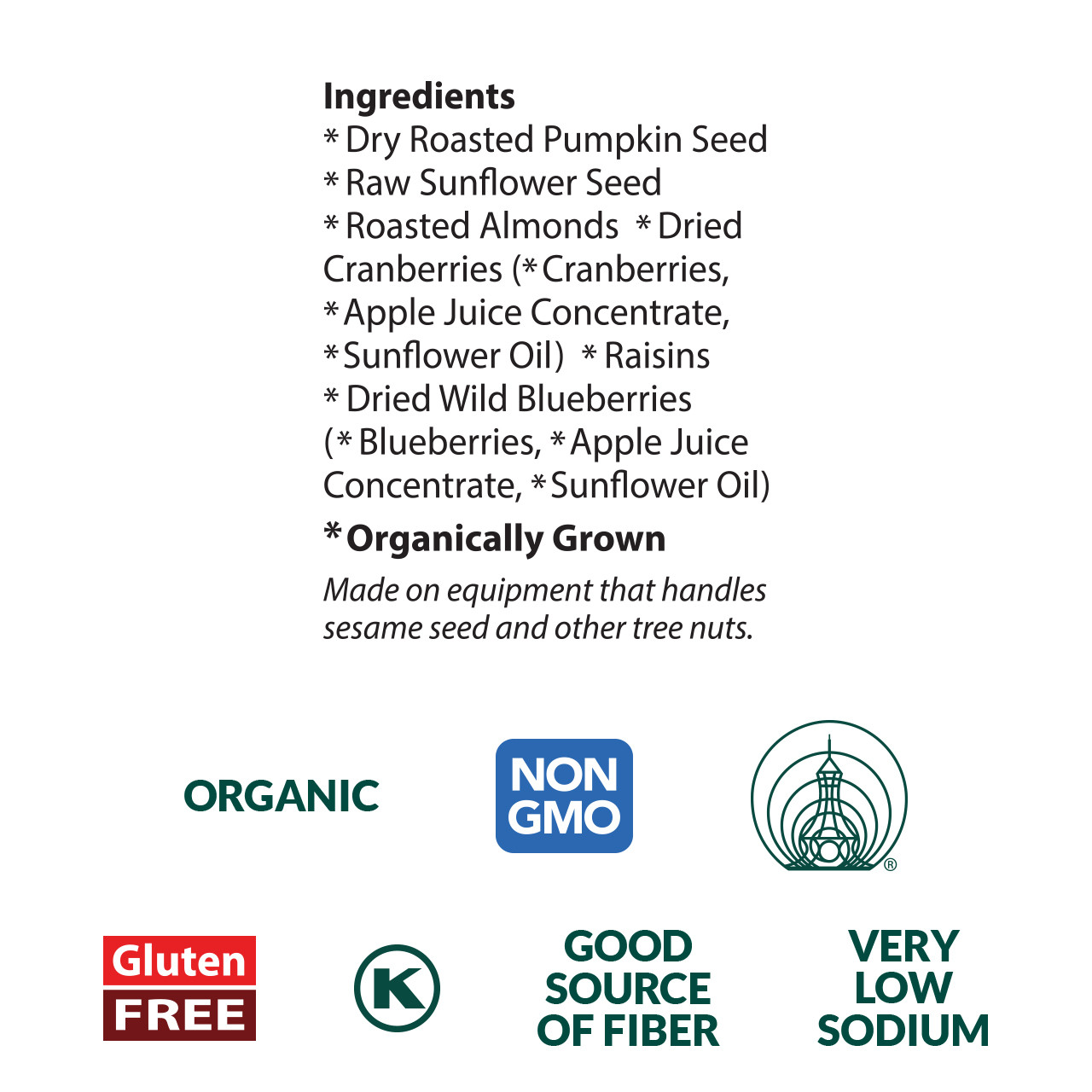 Wild Berry Mix, Organic Pocket Snacks - 1 oz