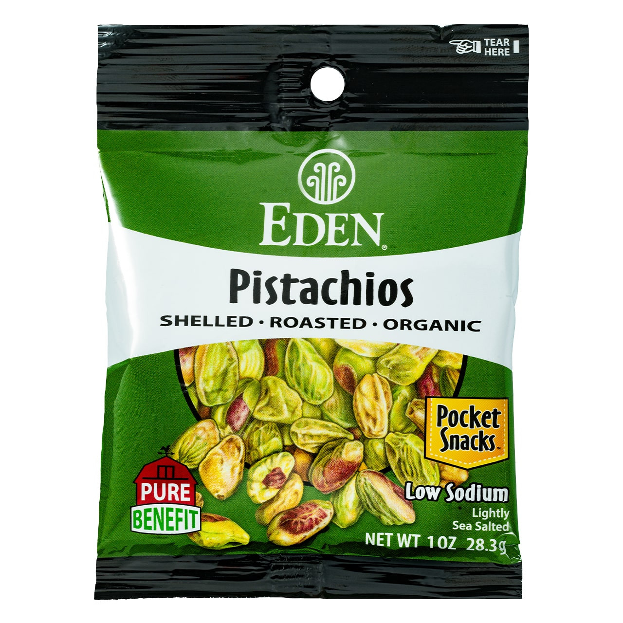 Pistachios Pocket Snacks, organic - 1 oz - Eden Foods Pistachios Pocket Snacks, organic - 1 oz - Eden Foods