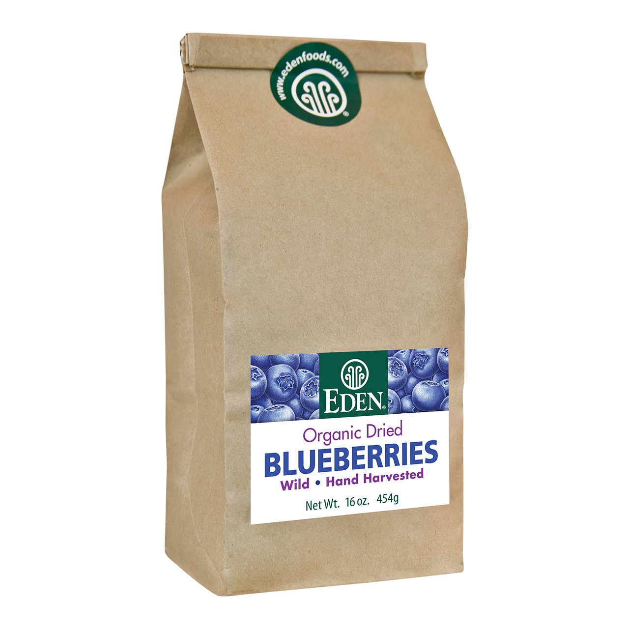 Dried Wild Blueberries, organic - 1 lb