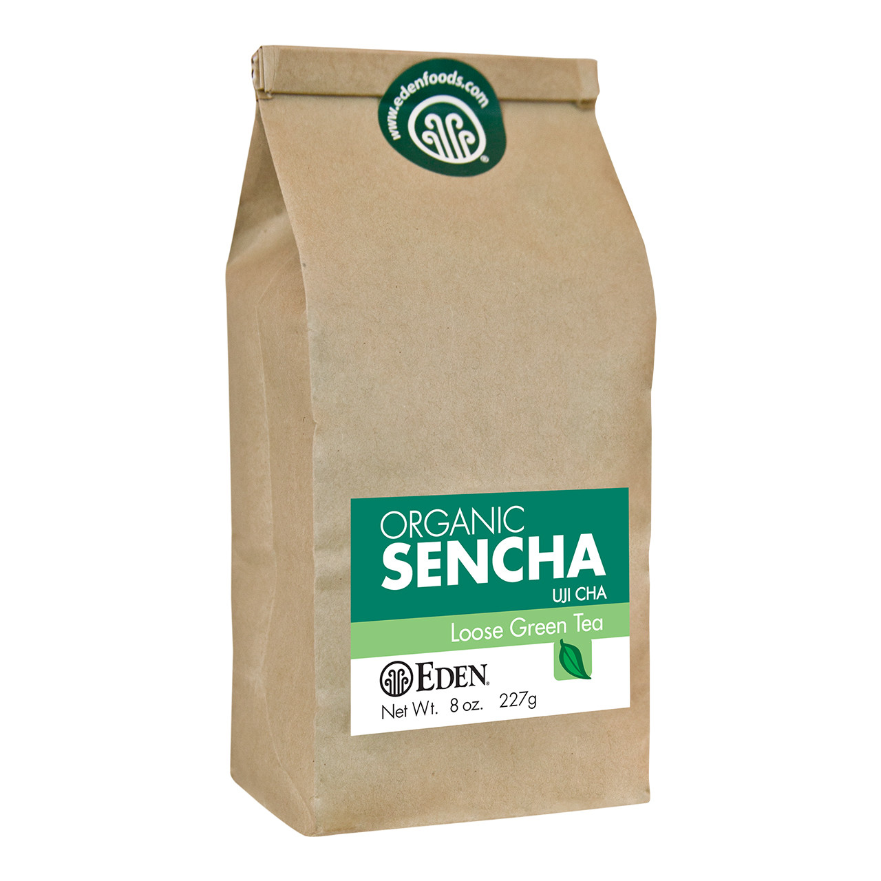 Sencha Green Tea organic, loose, 8 oz - Eden Foods
