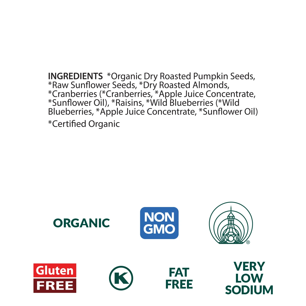 Wild Berry Mix, organic - 1 lb