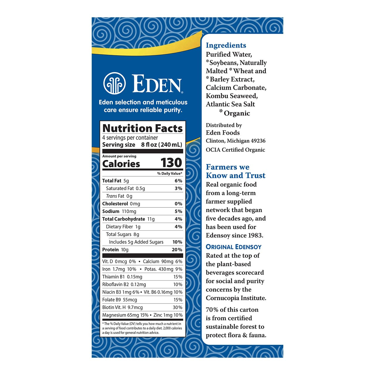Original Edensoy, organic