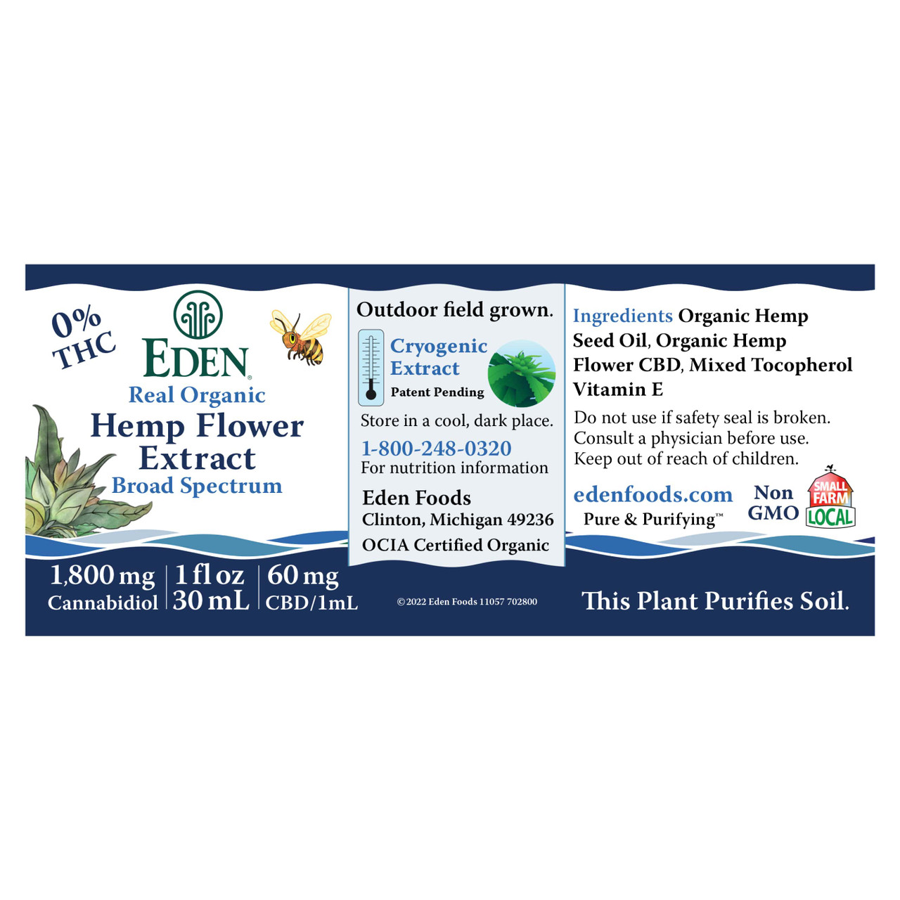 Hemp Flower Extract, Organic