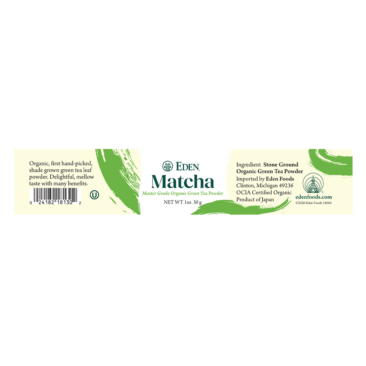 Matcha, Master Grade Green Tea Powder organic