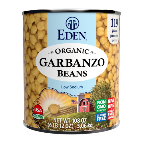Garbanzo Beans (Chickpeas) organic, 108 oz