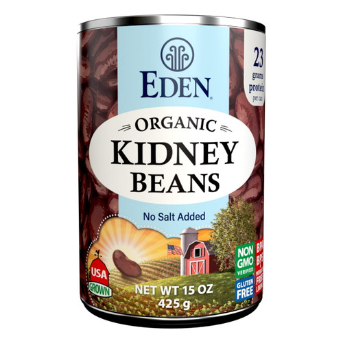 Kidney (dark red) Beans organic, 15 oz