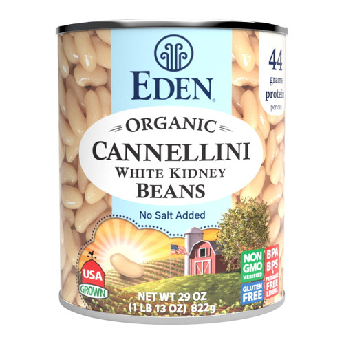 Cannellini (White Kidney) Beans organic, 29 oz