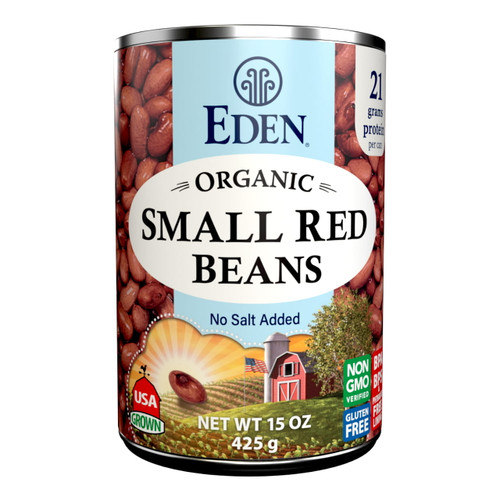 Small Red Beans organic, 15 oz