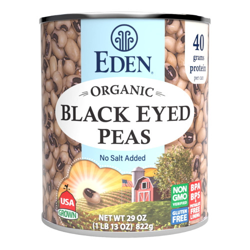 Black Eyed Peas organic, 29 oz