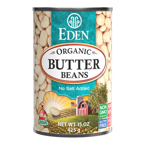 Butter Beans (Baby Lima), organic, 15 oz Butter Beans (Baby Lima), organic, 15 oz