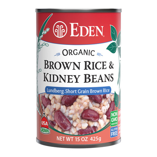 Brown Rice & Kidney Beans, Organic Brown Rice & Kidney Beans, Organic