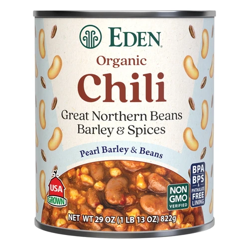 Great Northern Bean & Barley Chili, organic - 29 oz