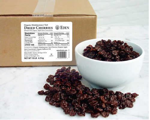 Dried Montmorency Cherries Pocket Snacks, Organic - 1 oz - Eden Foods