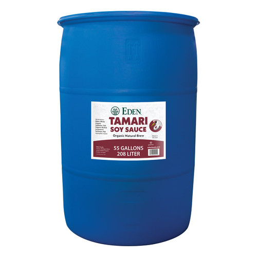 Tamari Soy Sauce, Naturally Brewed in USA, Organic - 55 gal Tamari Soy Sauce, Naturally Brewed in USA, Organic - 55 gal