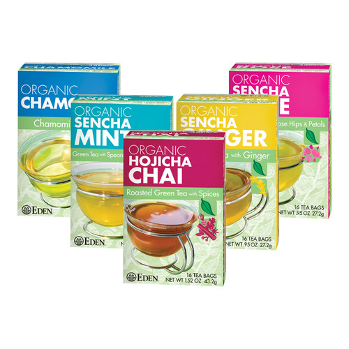 Hojicha Chai Roasted Green Tea, Organic - Eden Foods