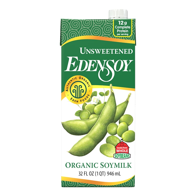 Unsweetened Edensoy, organic