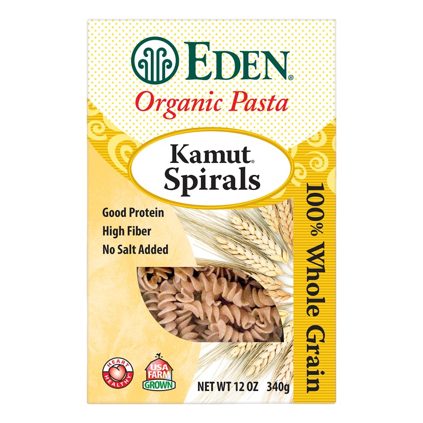 Kamut Spirals, Organic, 100% Whole Grain